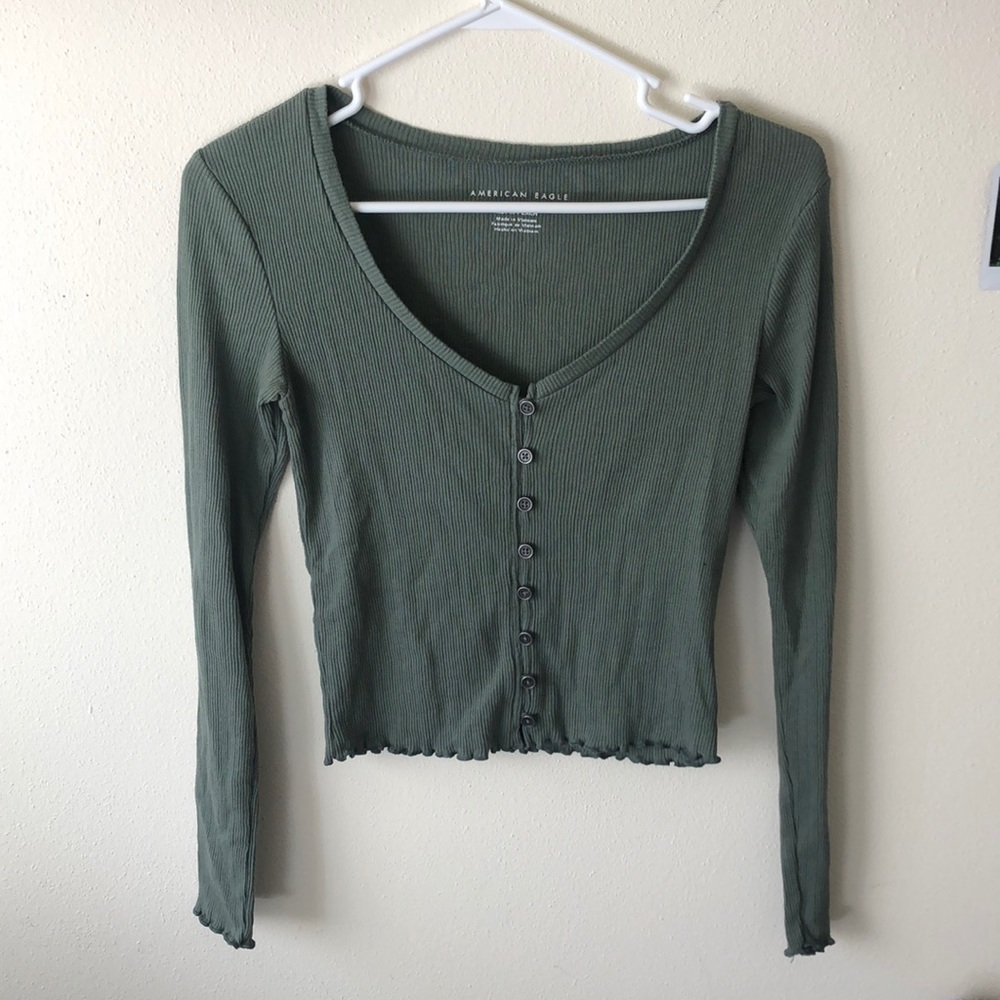 Long Sleeve American Eagle Top
